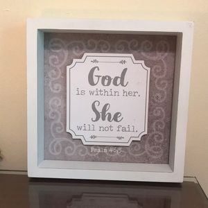 Christian home decor sign